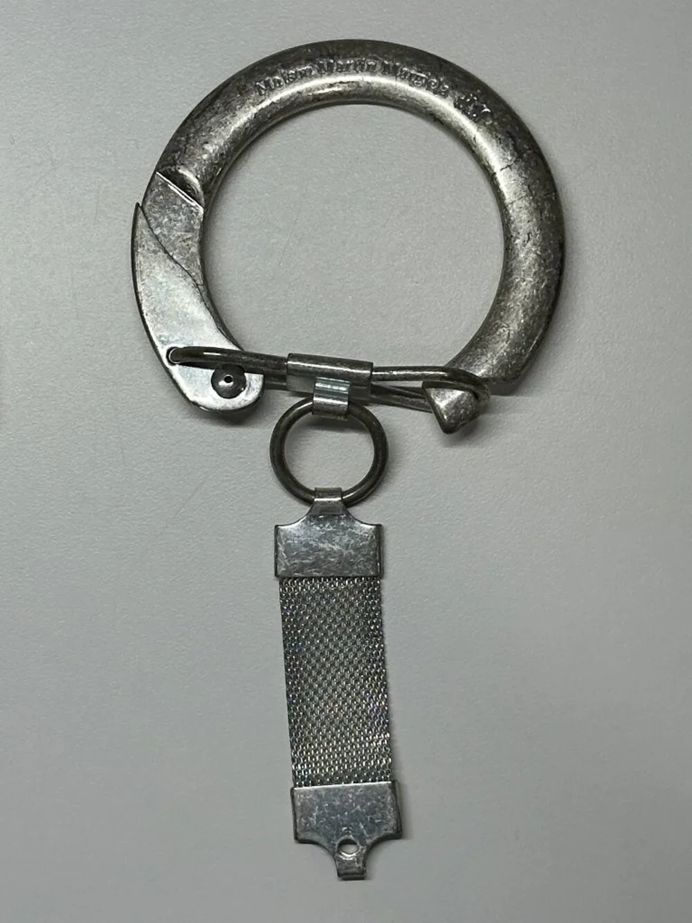 RARE MAISON MARGIELA H&M ENLARGED KEY RING BRACELET